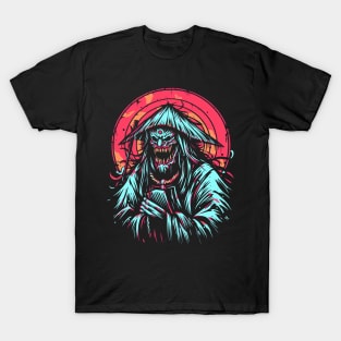 Japanese horror monk T-Shirt